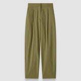 Green Paver Light Cotton Trousers - Joseph
