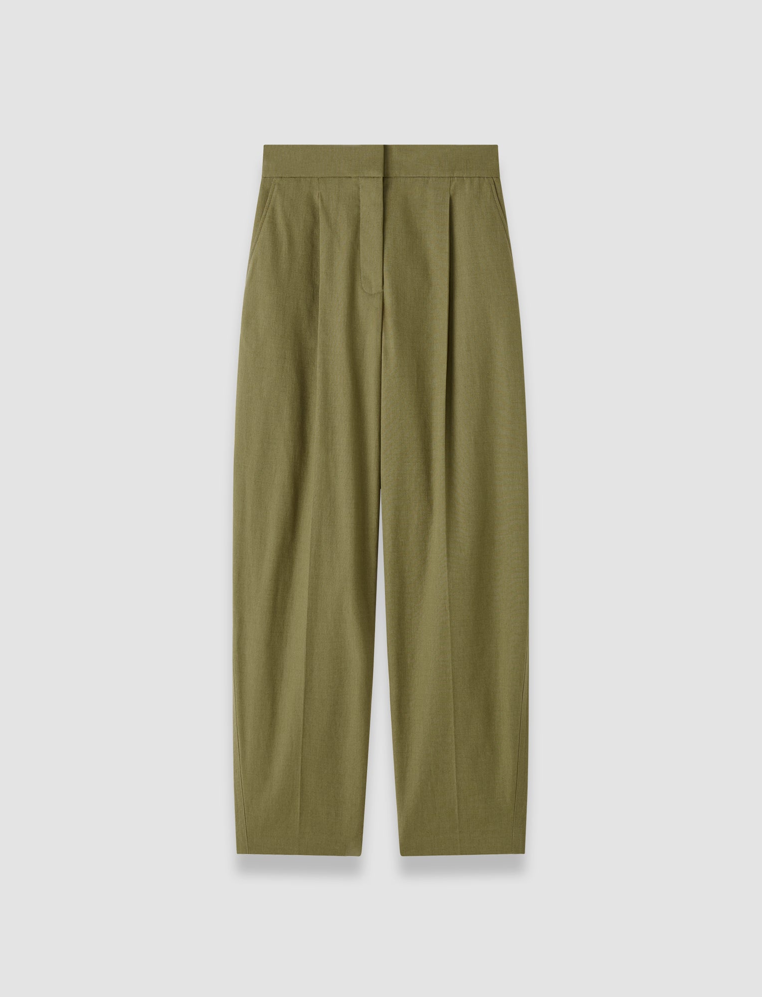 green-paver-light-cotton-trousers-JOSEPH