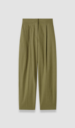 Green Paver Light Cotton Trousers - Joseph