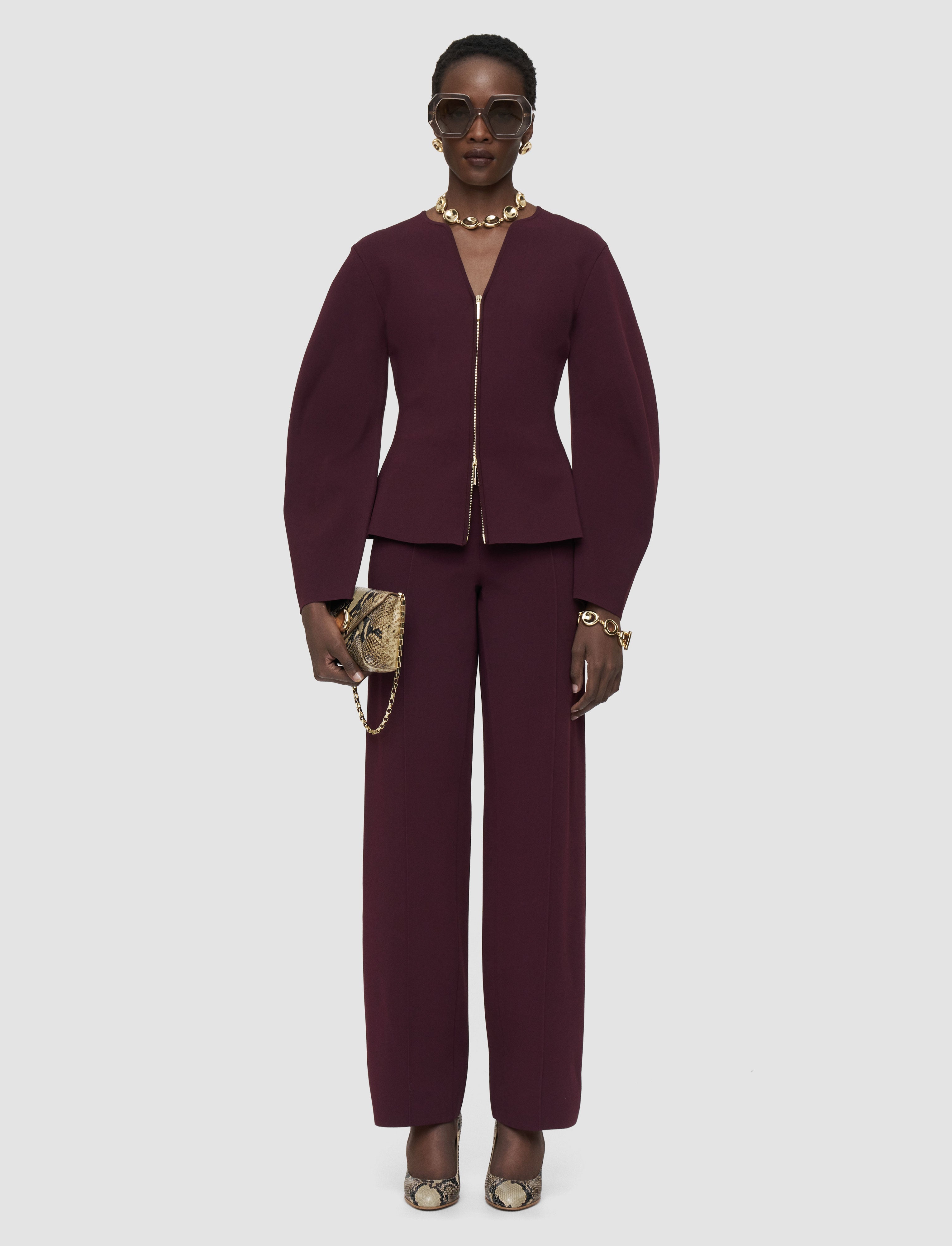 violet-veste-en-maille-peggy-compact-milano-JOSEPH
