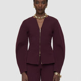 Purple Peggy Compact Milano Jacket - Joseph