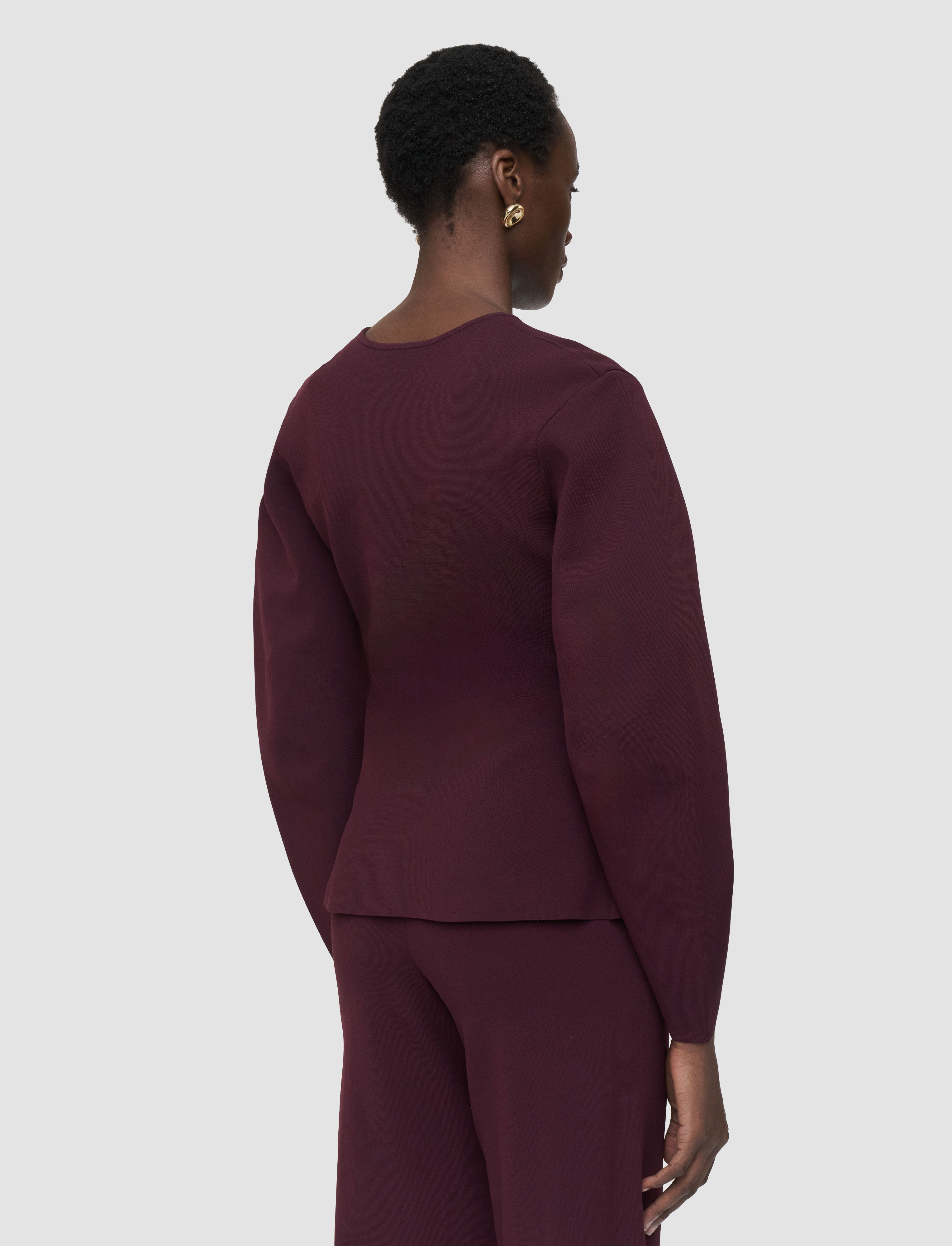 violet-veste-en-maille-peggy-compact-milano-JOSEPH