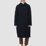 Black Penny Quilted Coat - Joseph