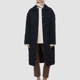 Black Penny Quilted Coat - Joseph