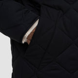 Black Penny Quilted Coat - Joseph