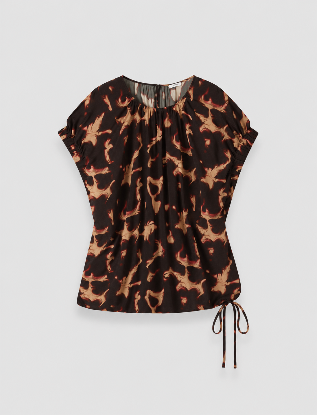 brown-phoebe-tortoiseshell-crepe-blouse-JOSEPH