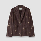 Purple Pietro Slub Wool Jacket - Joseph