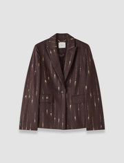 Purple Pietro Slub Wool Jacket - Joseph