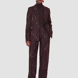 Purple Pietro Slub Wool Jacket - Joseph