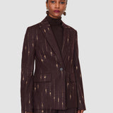 Purple Pietro Slub Wool Jacket - Joseph