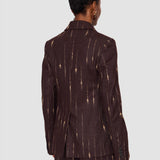 Purple Pietro Slub Wool Jacket - Joseph