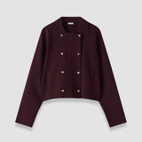 Purple Pilar Compact Milano Jacket - Joseph