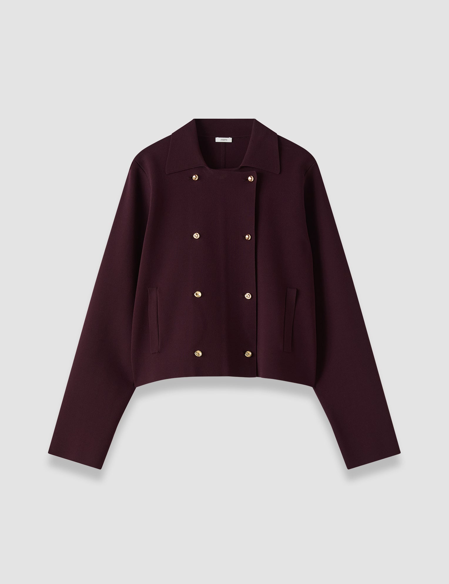 Purple Pilar Compact Milano Jacket - Joseph