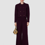 Purple Pilar Compact Milano Jacket - Joseph