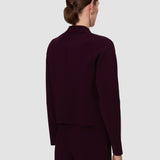 Purple Pilar Compact Milano Jacket - Joseph