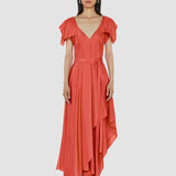 Robe Plumet en soie habotaï