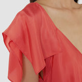Robe Plumet en soie habotaï