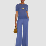 Blue Poena Cashair Top - Joseph