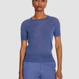 Blue Poena Cashair Top - Joseph