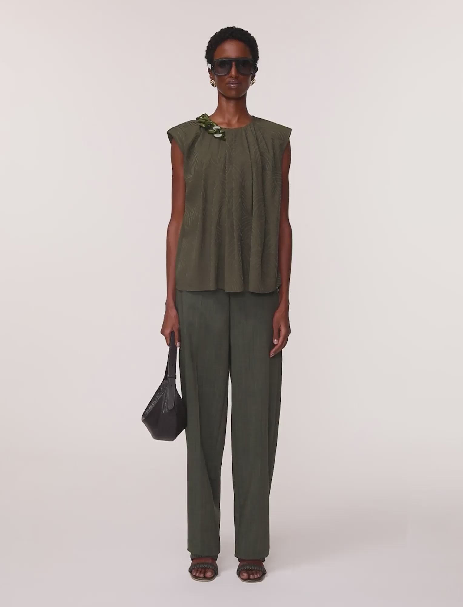 green-taddart-jacquard-silk-top-JOSEPH