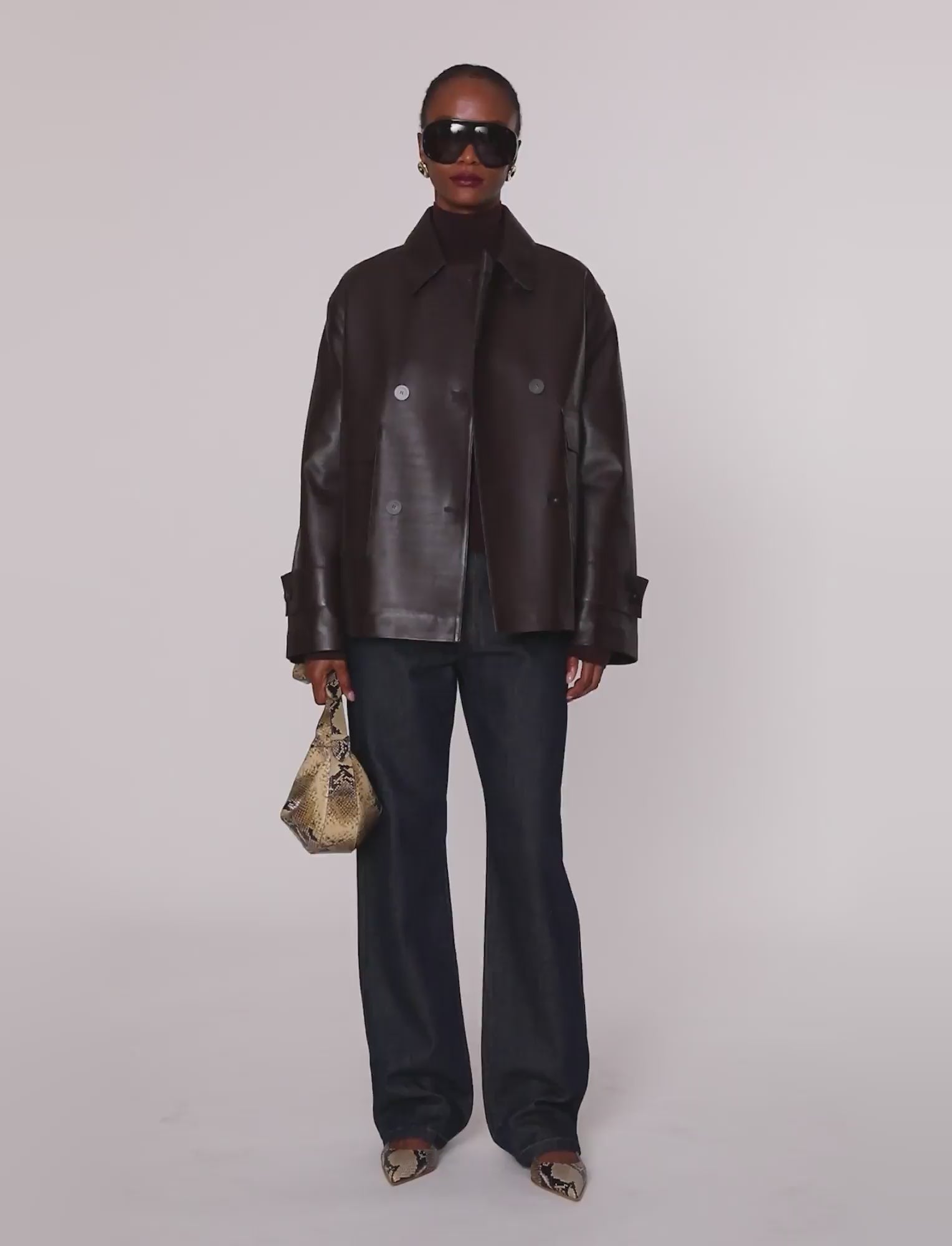 marron-veste-delia-en-nappa-souple-JOSEPH