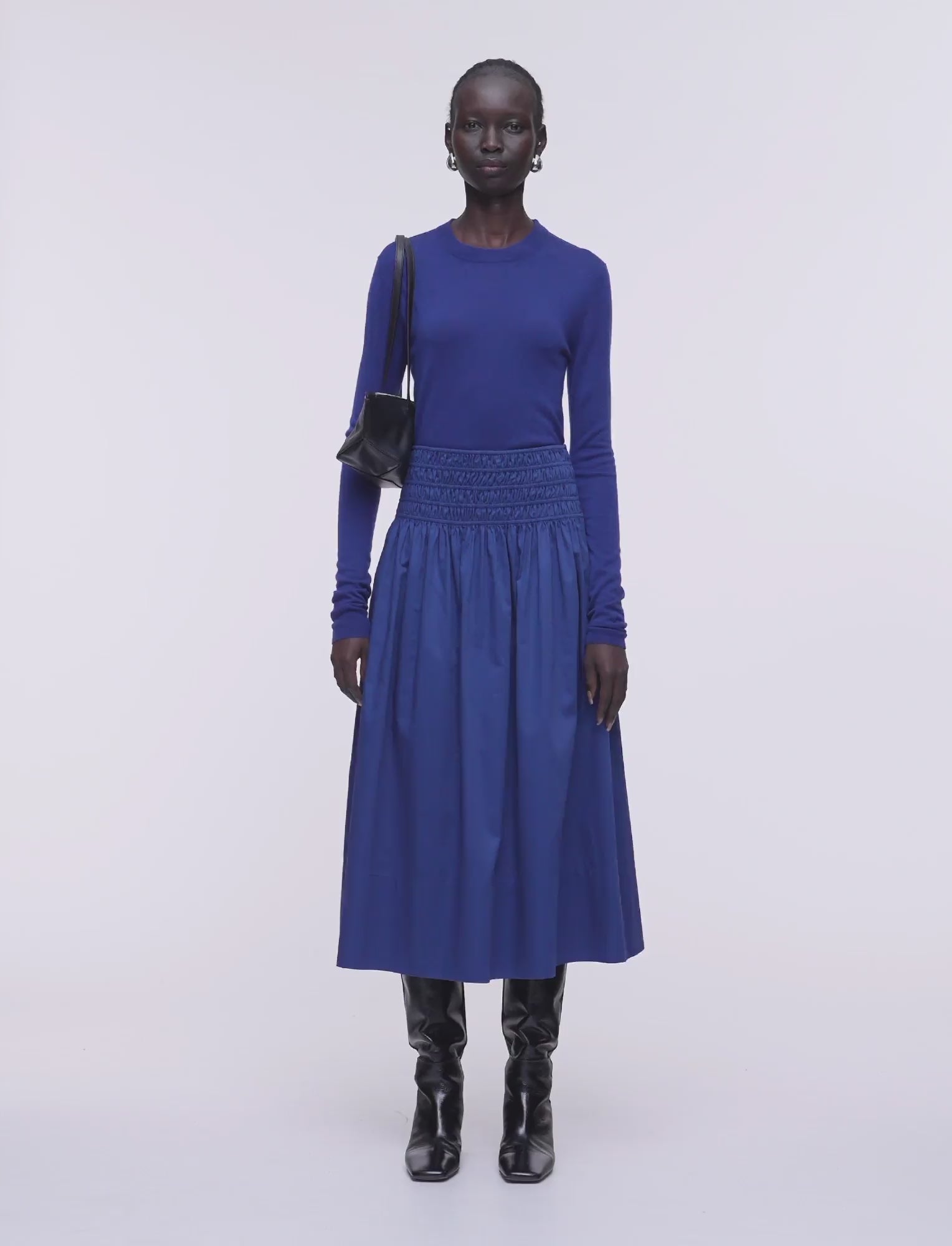 blue-leonie-cotton-sateen-skirt-JOSEPH