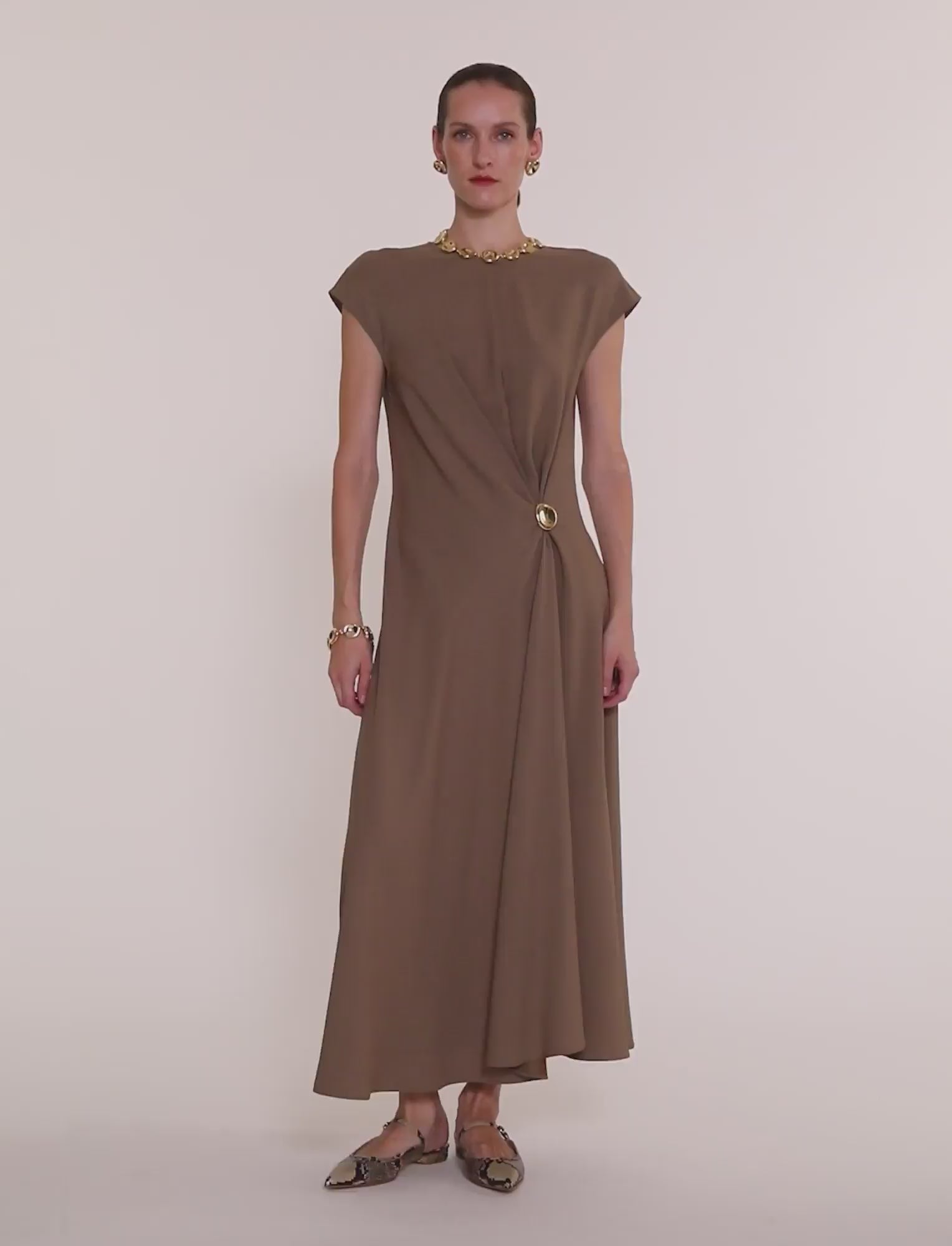 brown-taipan-crepe-dress-JOSEPH