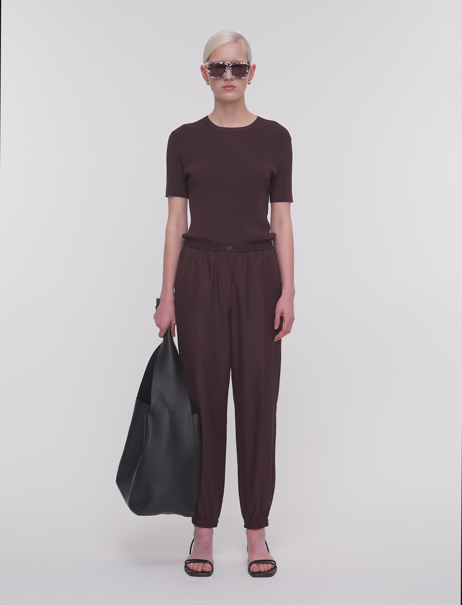 brown-taio-soft-cotton-silk-trousers-JOSEPH