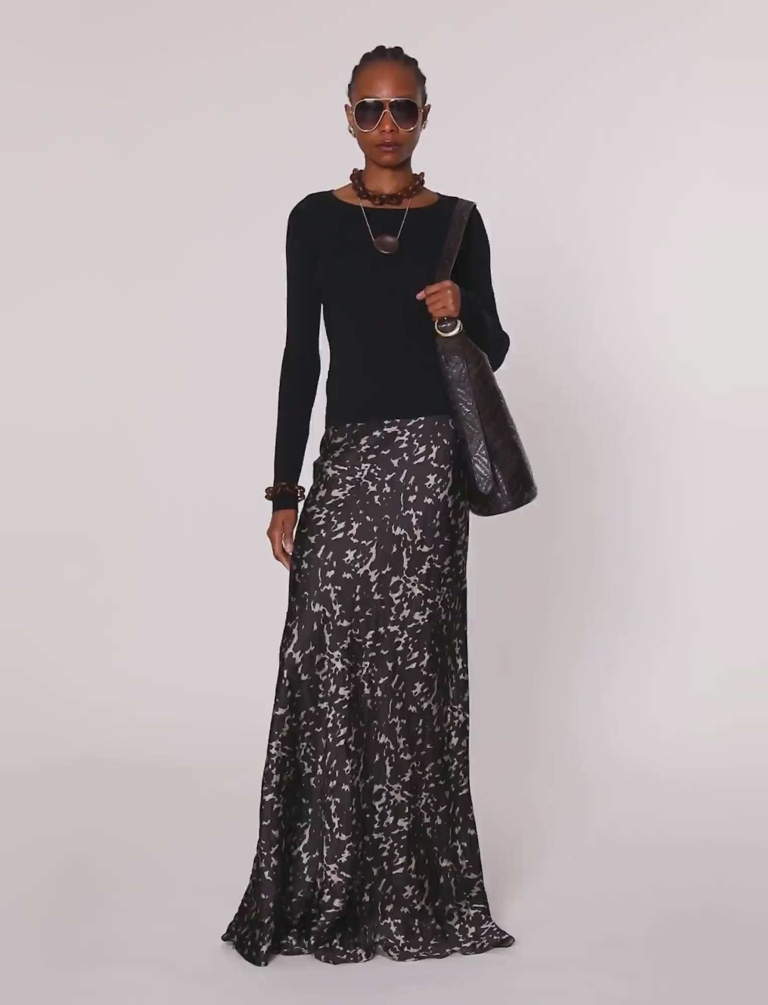 brown-marzia-printed-crinkle-skirt-JOSEPH