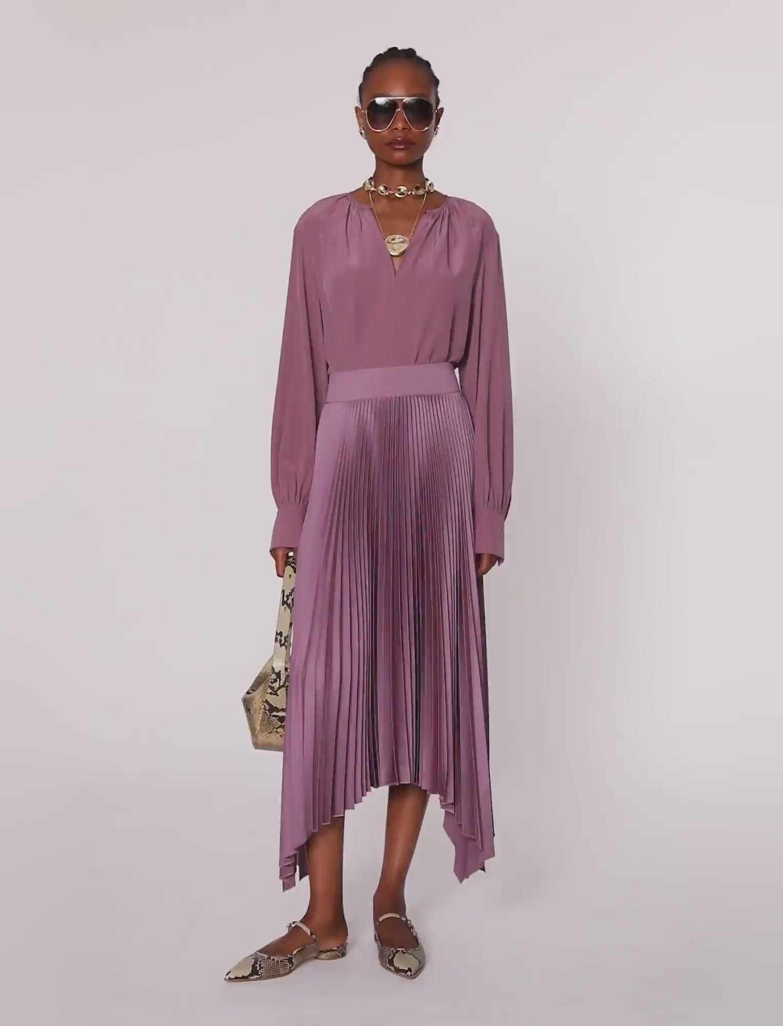 violet-jupe-ade-en-maille-plissee-JOSEPH