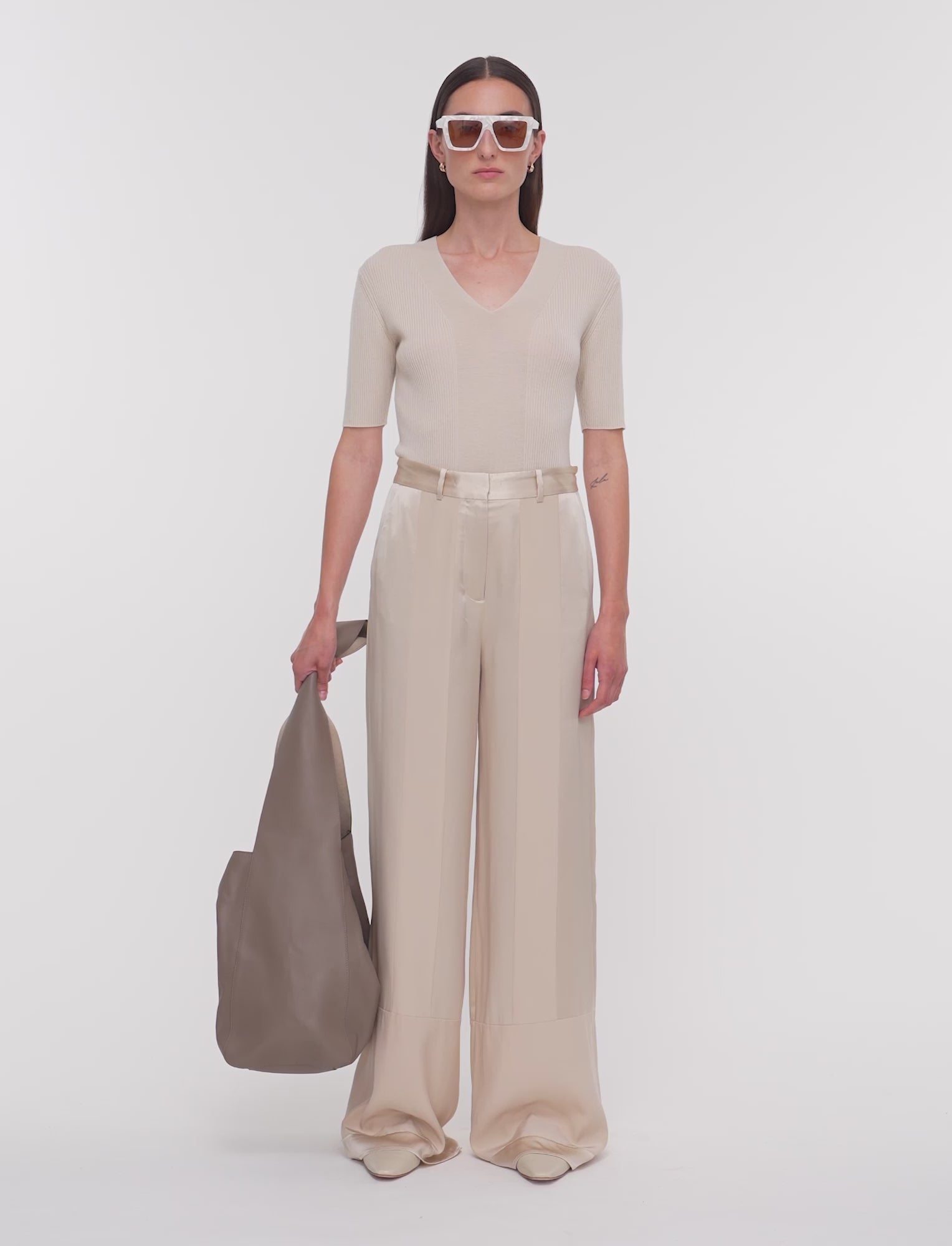 beige-corto-shiny-matte-satin-trousers-JOSEPH