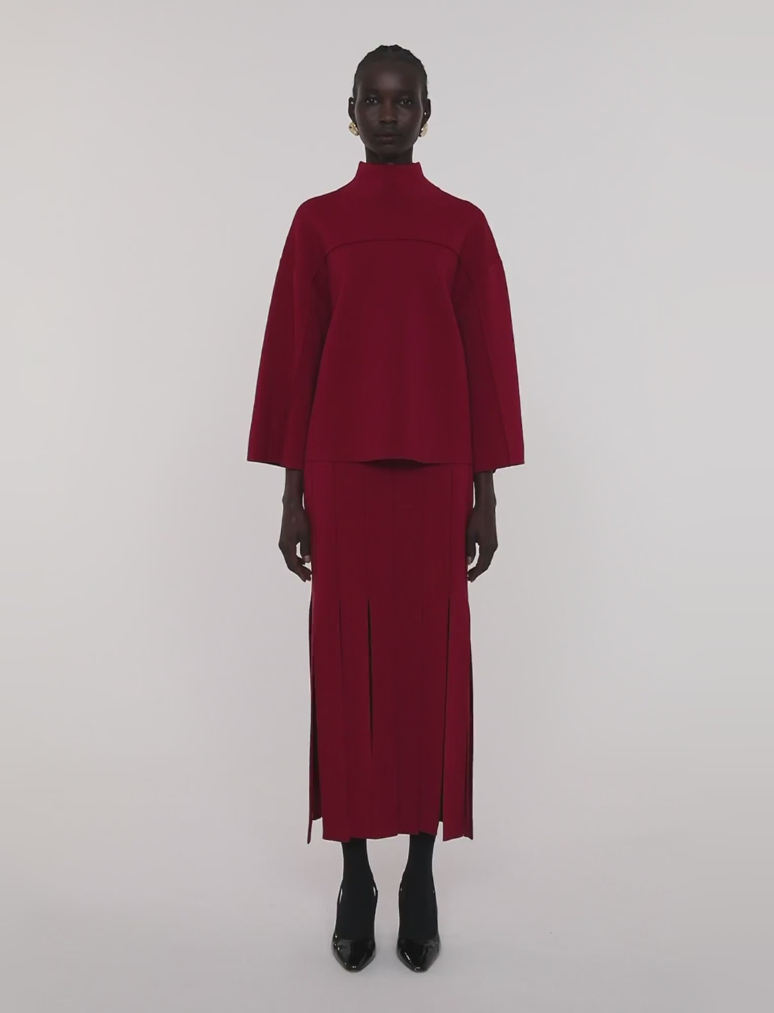 rouge-haut-a-col-montant-en-jersey-compact-milano-JOSEPH