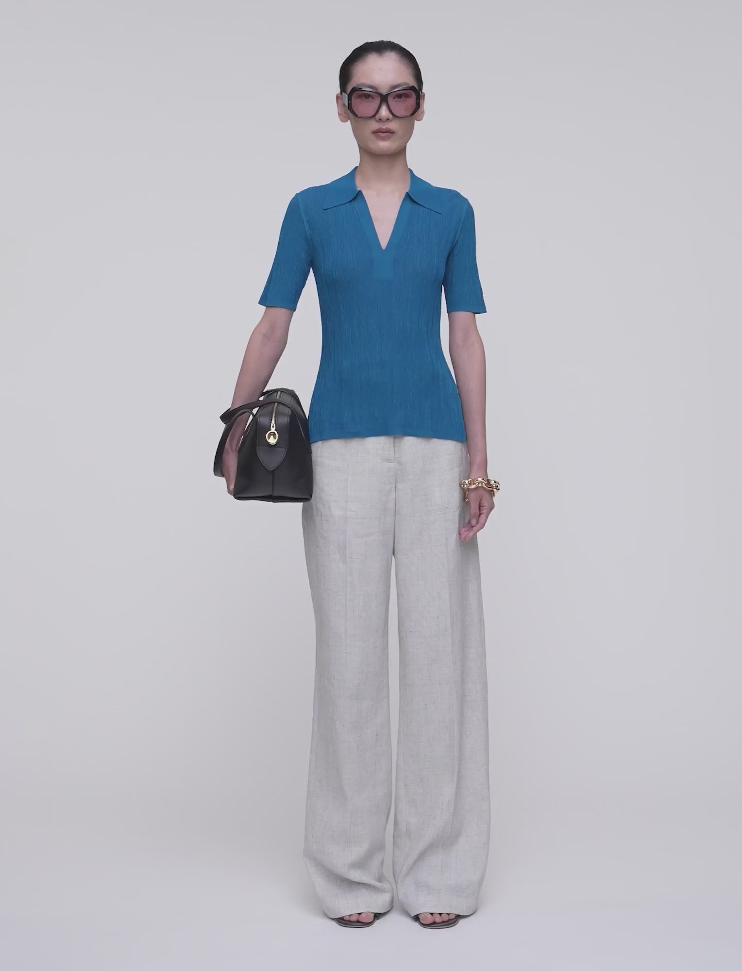 blue-aliane-crinkle-viscose-polo-top-JOSEPH