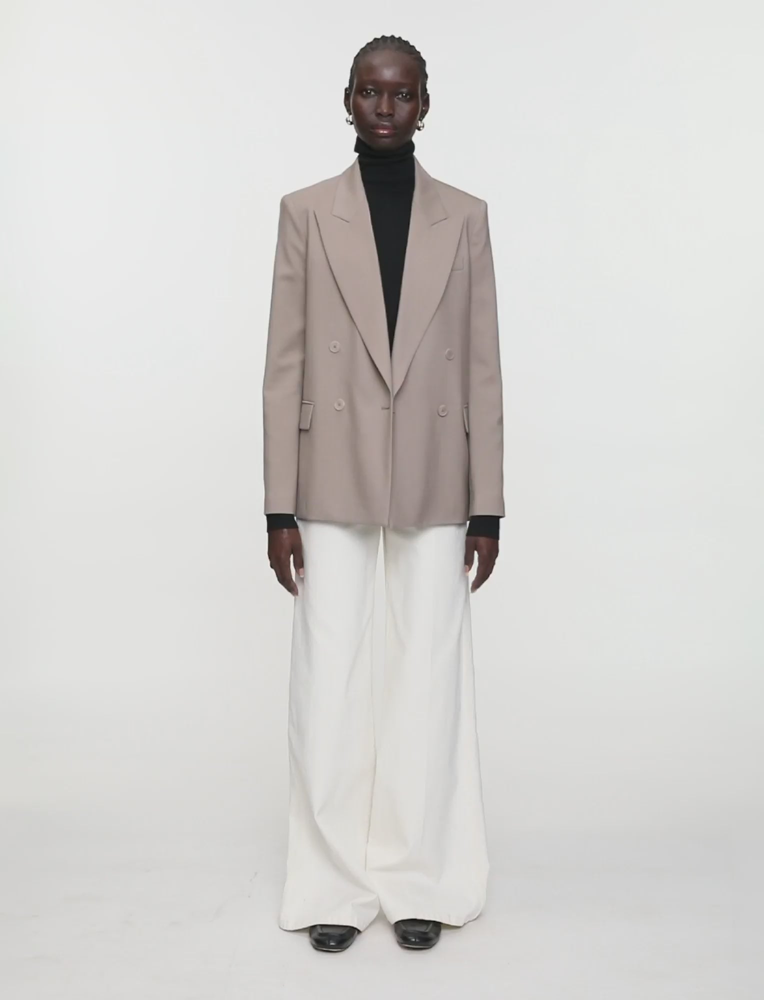 トゥデイフル Ecoleather Tailored Jacket トゥデイフル Ecoleather Tailored Jacket Tailored suit jacket