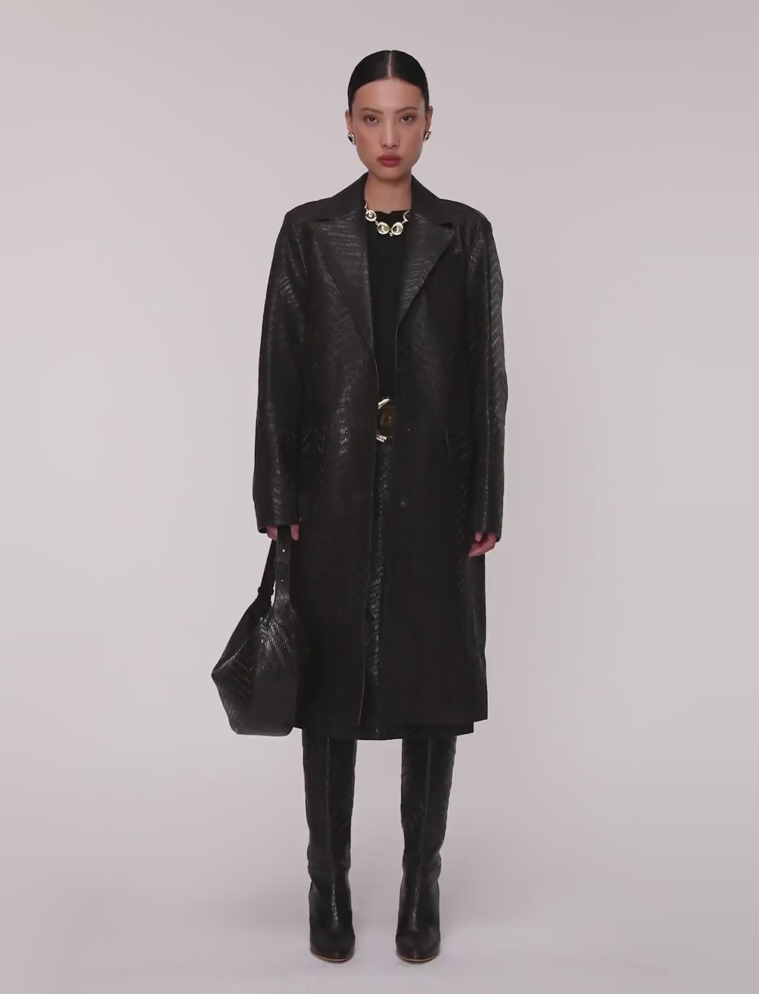 marron-manteau-tisse-gaufre-matlock-cuir-JOSEPH