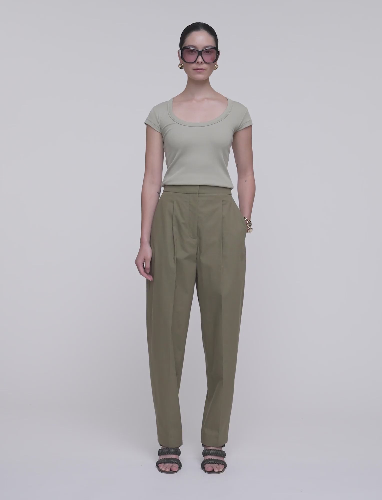 green-paver-light-cotton-trousers-JOSEPH