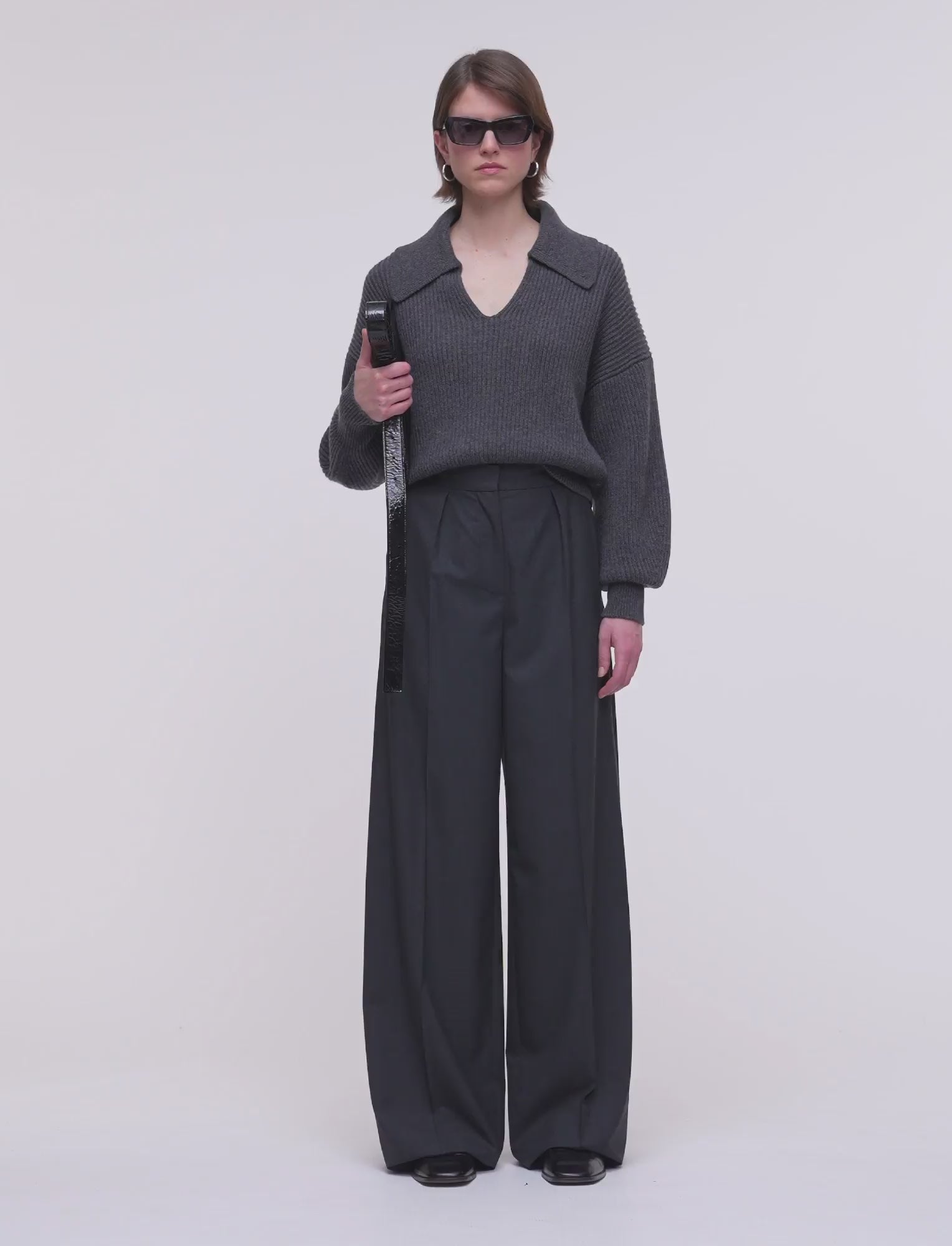 Alanel Light Wool Tailoring トラウザーズ - グレー | JOSEPH JP