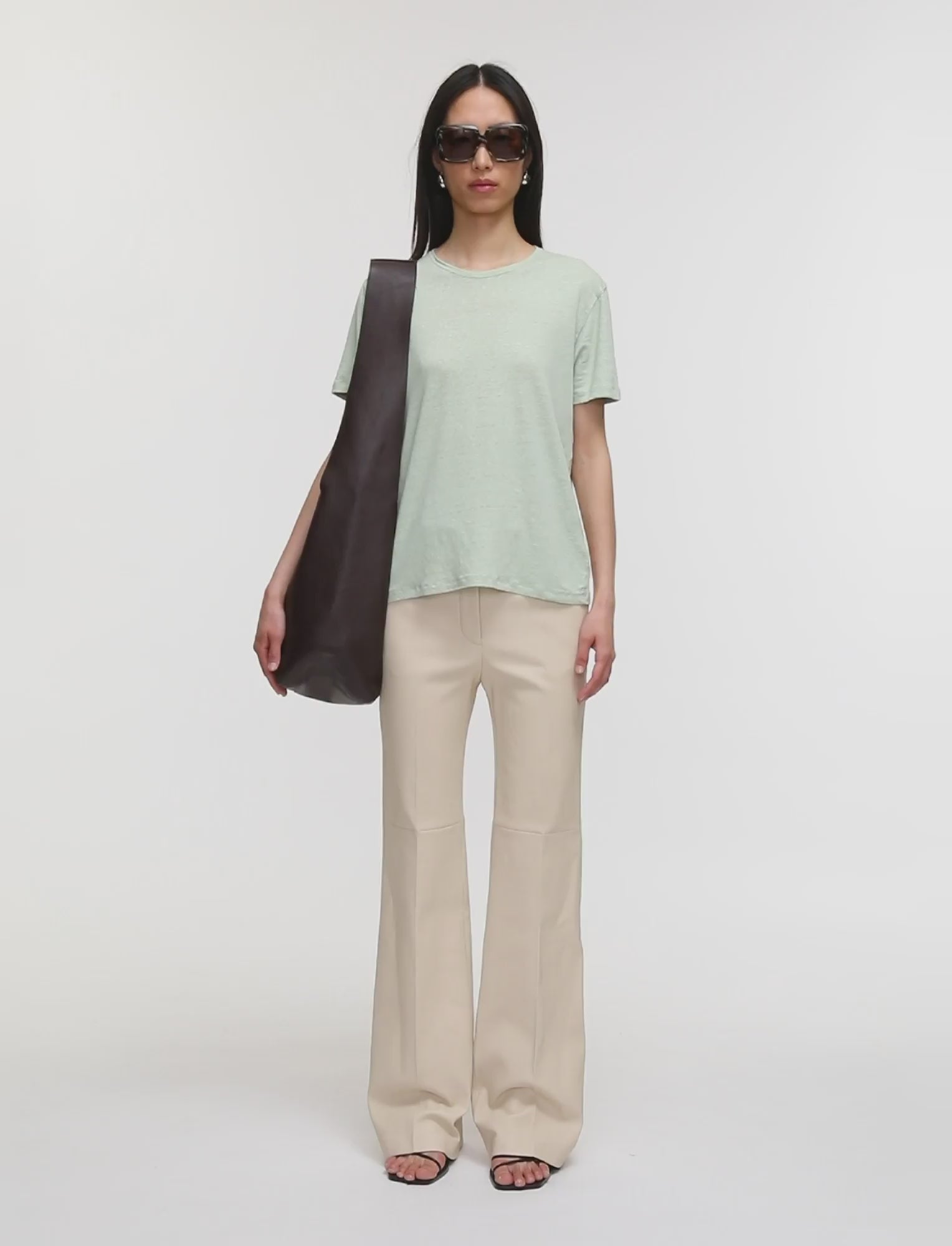 【THE MOZZ】1+1 Summer Light Linen T-shirt Man MULTICOLOUR T-shirt in Linen Knit X8MC1498010WFUXZC414