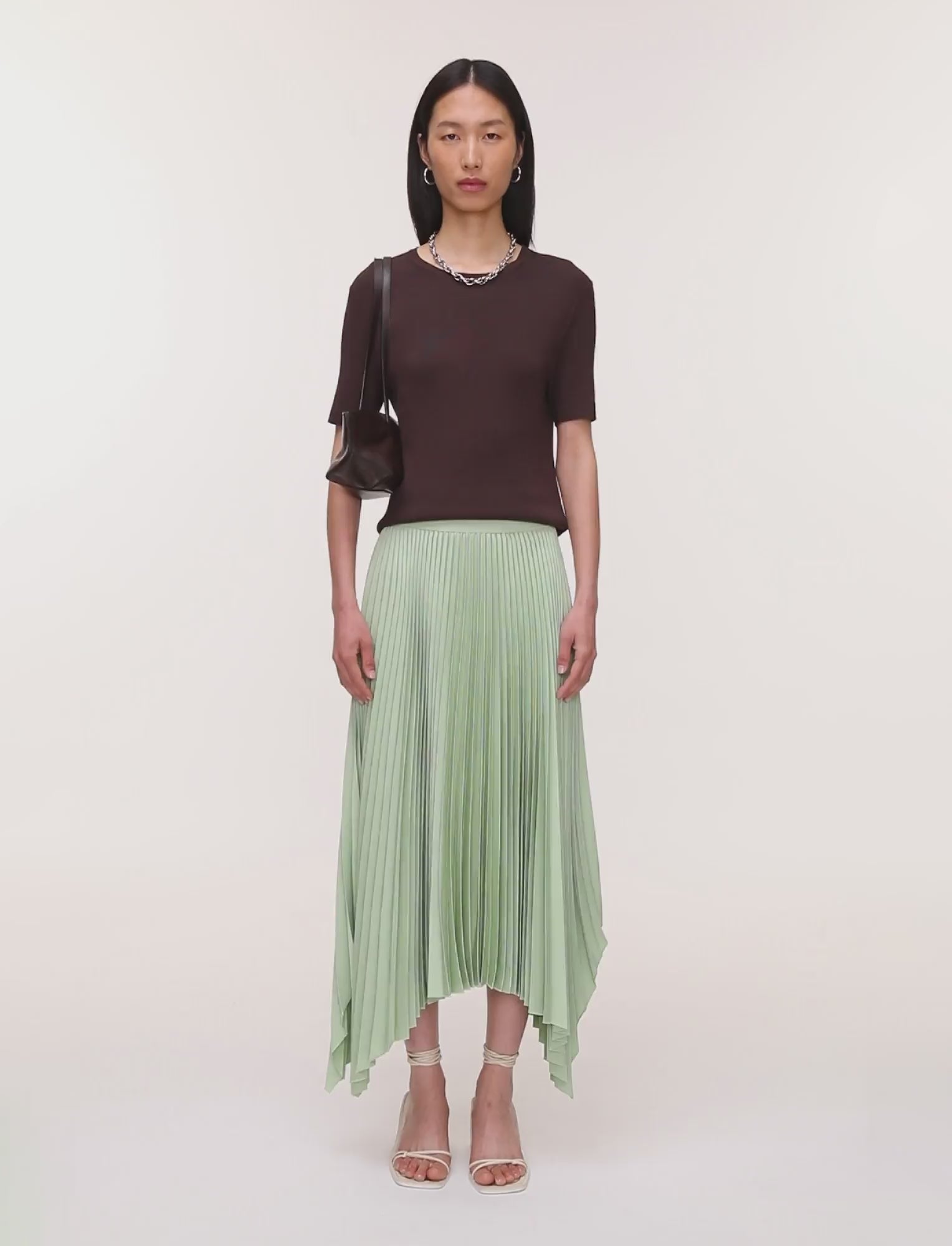 green-ade-knit-weave-plisse-skirt-JOSEPH