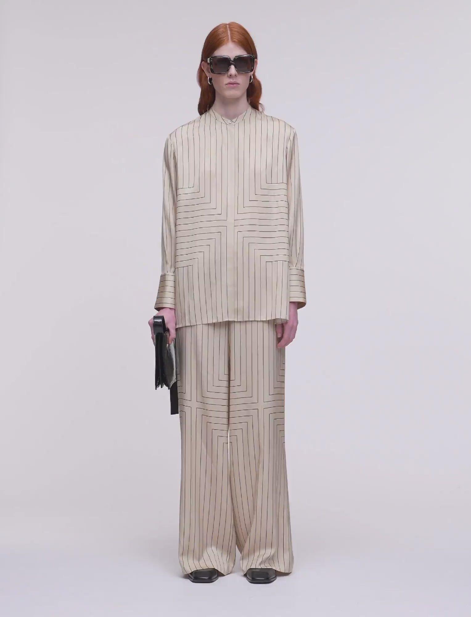 beige-athena-geometric-print-silk-blouse-JOSEPH