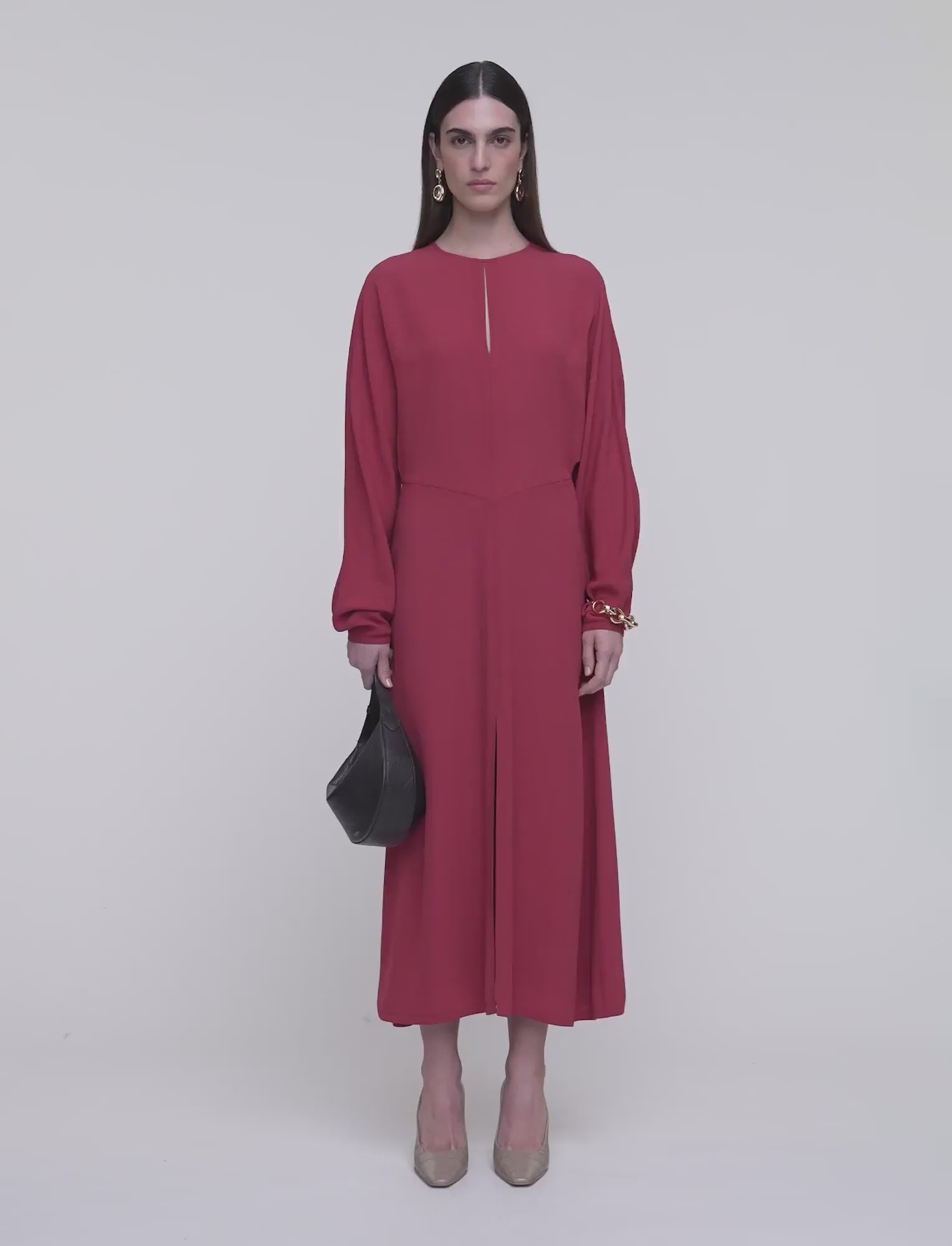 pink-hills-crepe-dress-JOSEPH