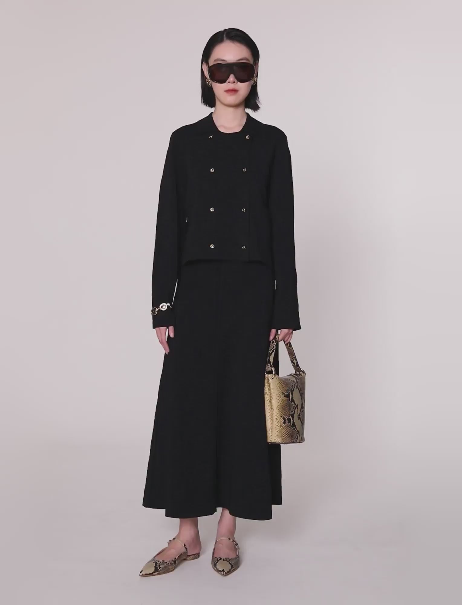 noir-veste-pilar-leropard-jacquard-milano-JOSEPH