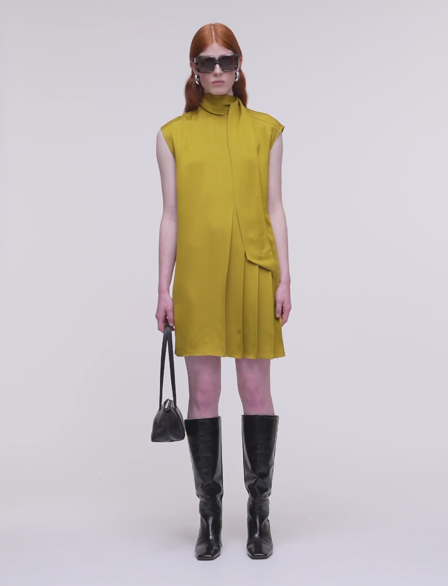 green-sandy-light-crepe-dress-JOSEPH