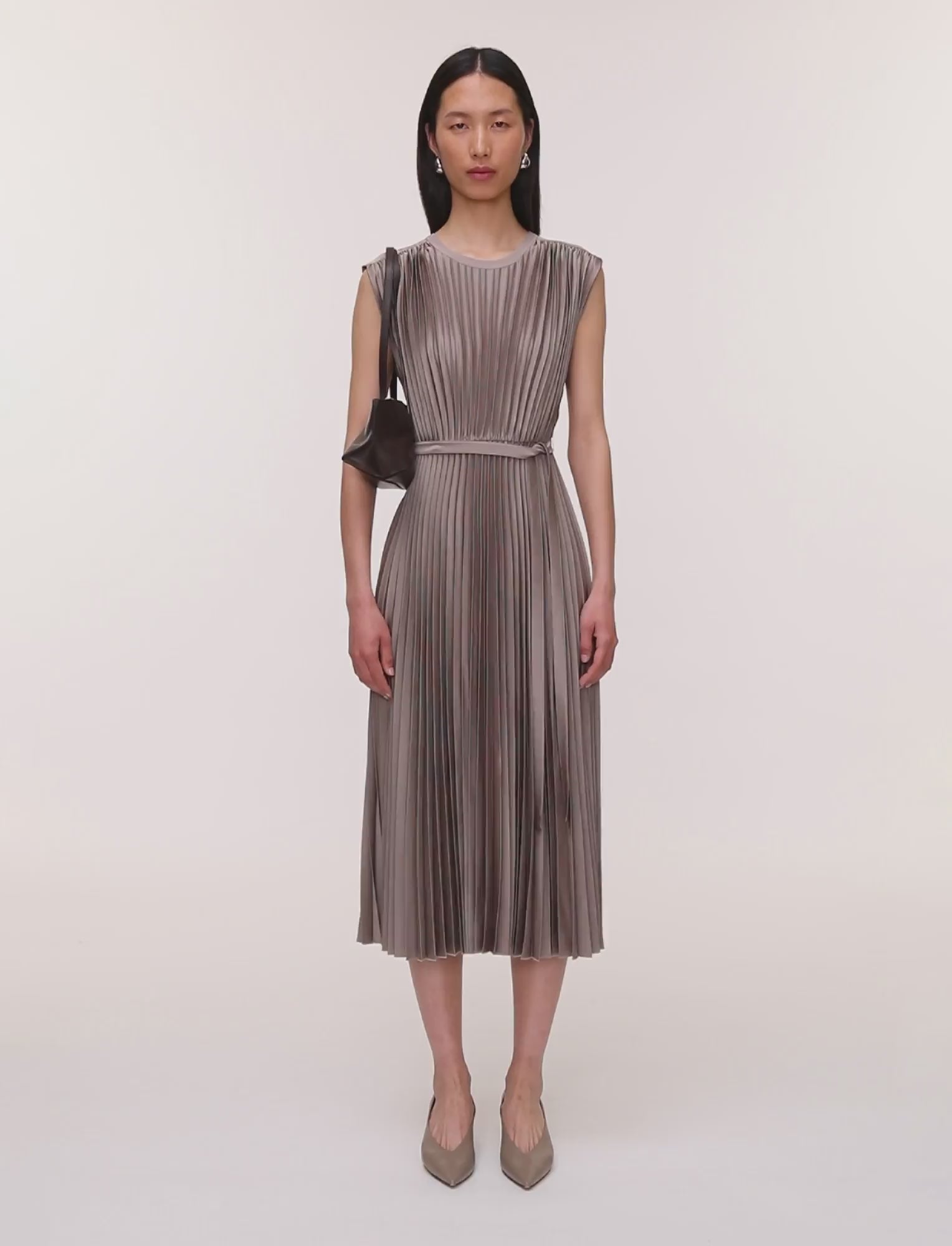 grey-volta-knit-weave-plisse-dress-JOSEPH