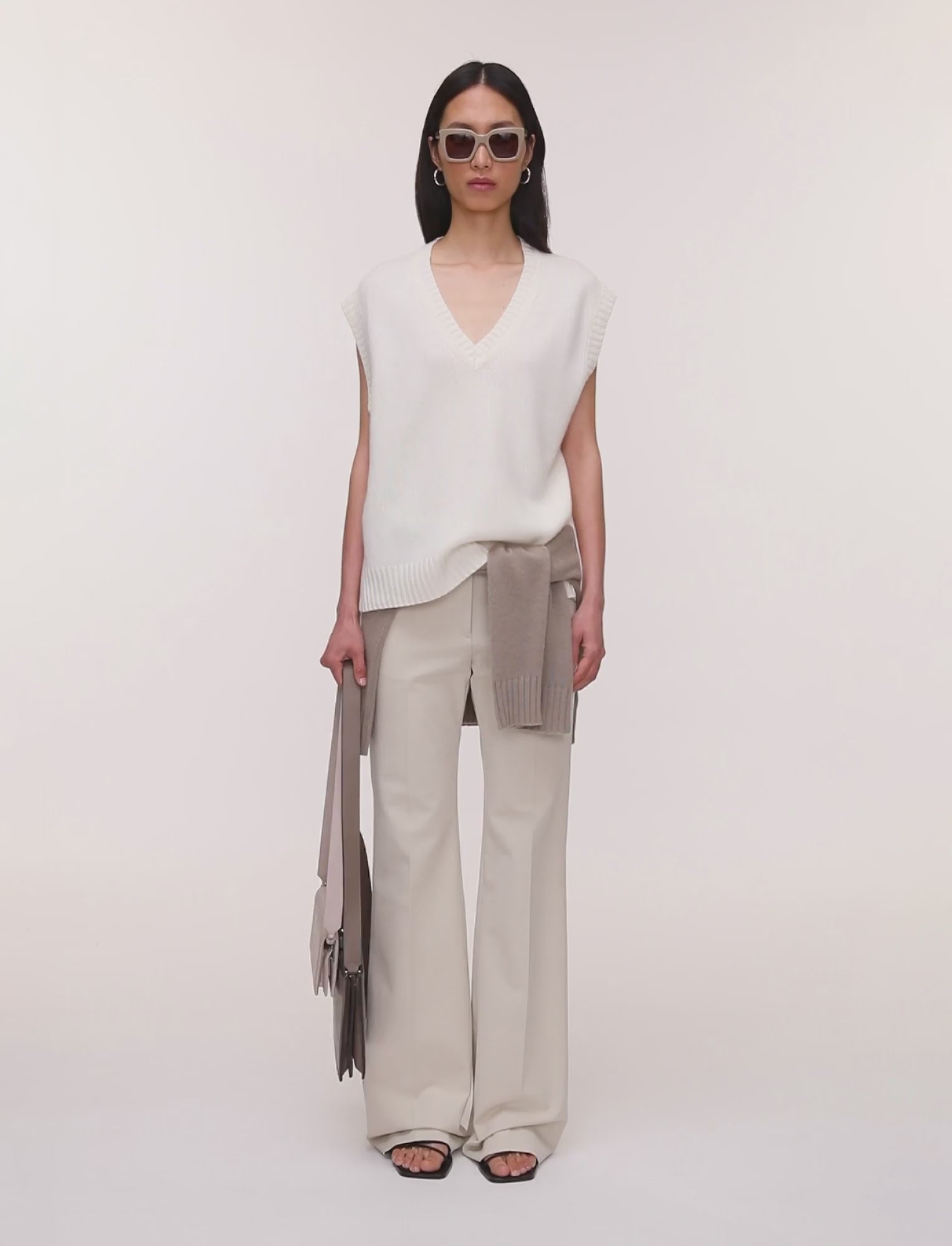 white-open-cashmere-vest-JOSEPH