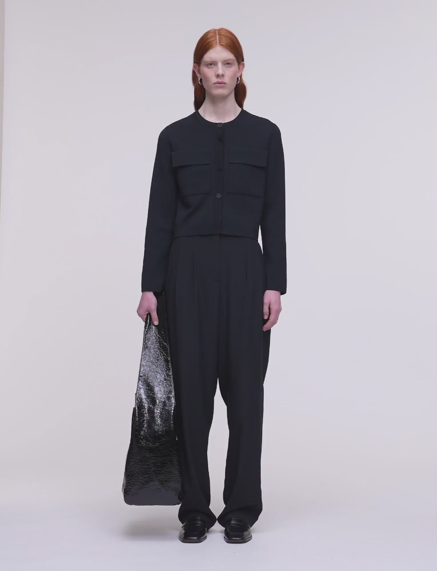 black-viscose-knit-stretch-cardigan-jacket-JOSEPH