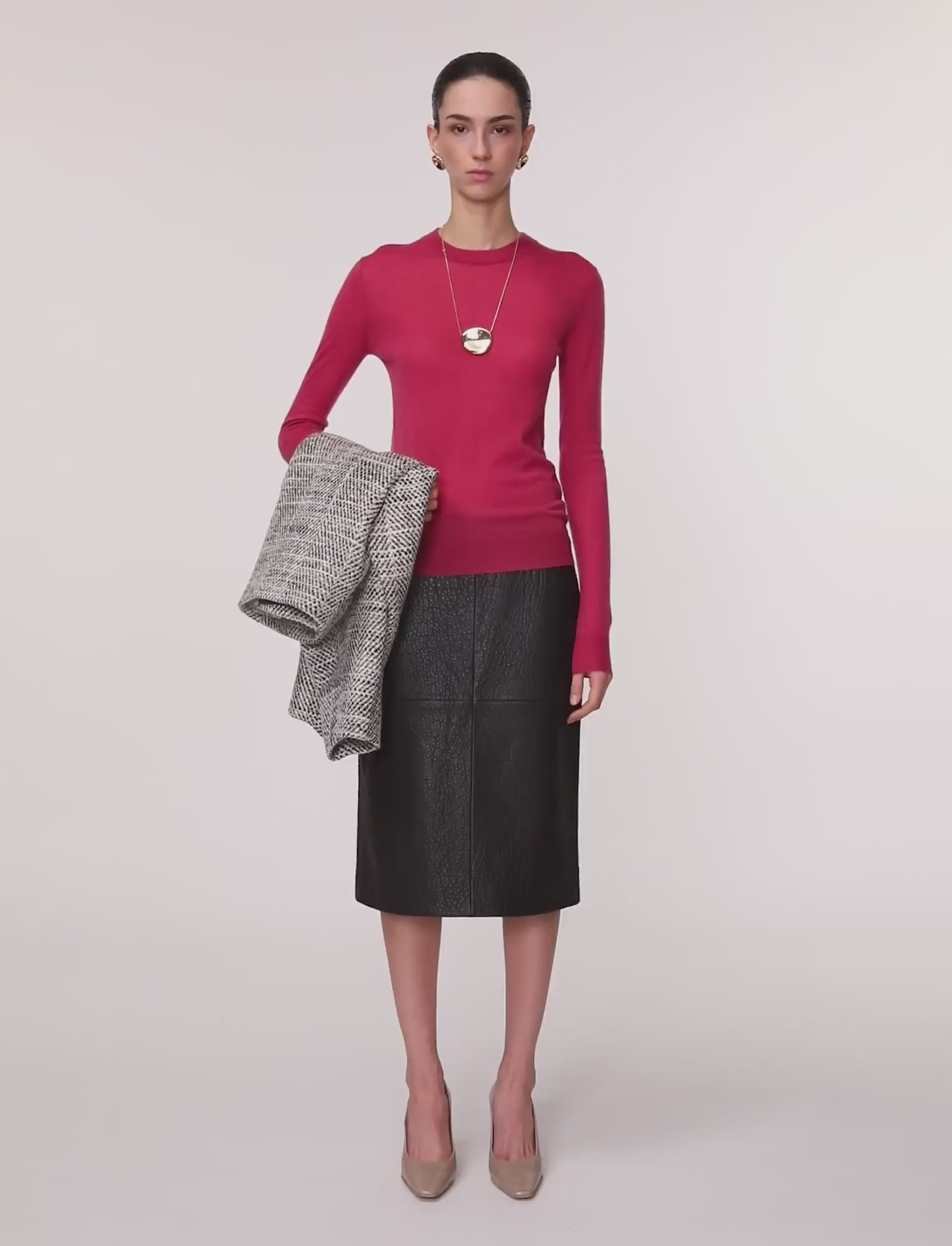 rose-pull-col-rond-en-cashair-JOSEPH