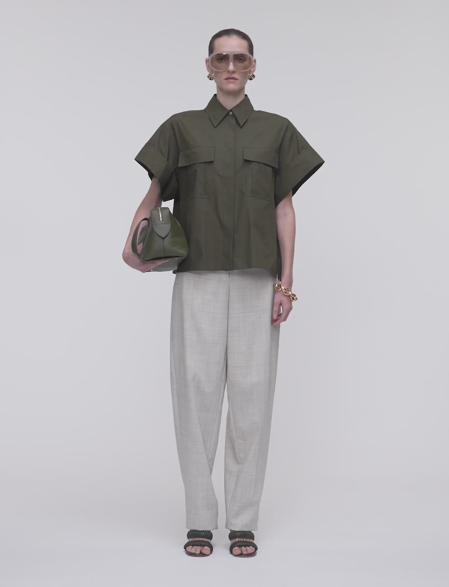 green-justo-poplin-cotton-shirt-JOSEPH