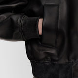 Black Quinn Soft Nappa Leather Jacket - Joseph