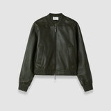 Veste Quinn en cuir nappa souple 